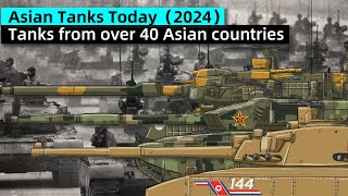 Asian Tanks Today2024Tanks from over 40 Asian countries [upl. by Yelsiap]