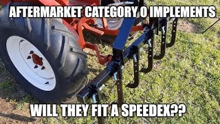 Impact Implements category 0 scarifier Will it fit a Speedex Model 1631 [upl. by Eadrahs]