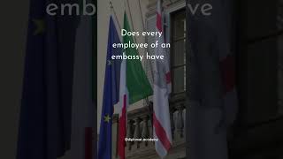 Does every employee of an embassy have a diplomatic passport [upl. by Okim]