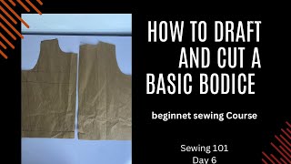 Basic bodice pattern [upl. by Wilkey]