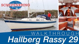 Hallberg Rassy 29 for sale  Yacht Walkthrough   Schepenkring Lelystad  4K [upl. by Ajnotal]