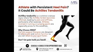 Athelete with Achilles Tendonitis Get Back to Your Active Life [upl. by Nasho774]