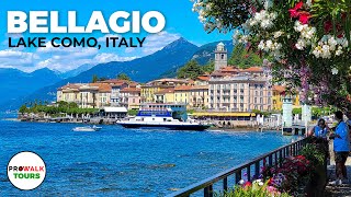 Bellagio Italy  Lake Como  Walking Tour 4KUHD  with Captions [upl. by Oirevas]