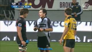 Hurricanes vs Sharks Super 15 2012 Week 7 Massive Fight [upl. by Stubbs964]