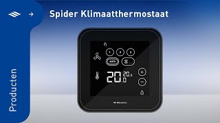 Producten  Spider Klimaatthermostaat  Instructievideo  Itho Daalderop [upl. by Idner]