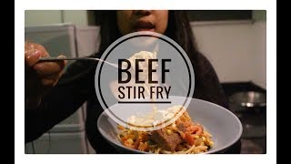 Beef Stir Fry  FIRST VIDEO [upl. by Eleanore]