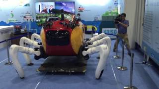 Crabster CR200 onland demonstration in COEX June 2016 [upl. by Beore]