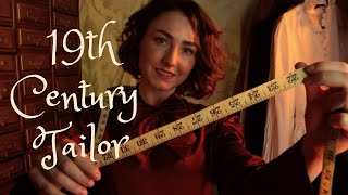 ASMR  19th Century Tailor  Suit Design Consultation and Measuring [upl. by Neesay]