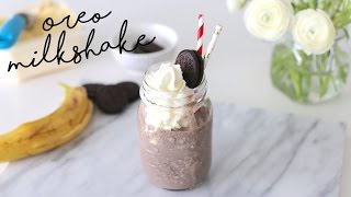 RECEPT Oreo milkshake met banaan  LEKKER EN SIMPEL [upl. by Akiam]