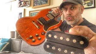 Does microphonic guitar pickups explain tonewood [upl. by Rubbico]