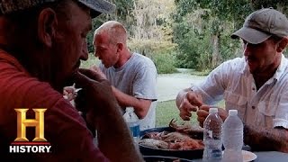 Swamp People The Landrys Crab Boil  History [upl. by Okiek]