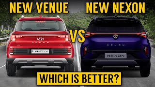 Nexon facelift 2023 VS Venue 2023  Nexon facelift vs Venue facelift  detailed comparison [upl. by Stranger]