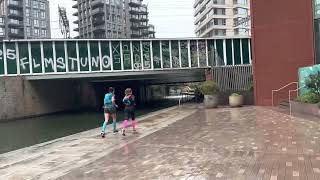 Regents canal  Camden  Primrose Hill  Regent’s Park  a rainy London walk [upl. by Deth]