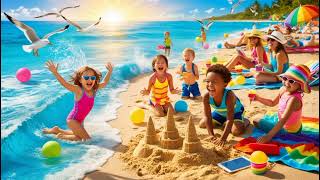 Hot and Cold On The Beach  Fun Kids Song  Nursery Rhymes amp Beach Adventuresquot [upl. by Nothsa]