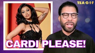 Cardi B Explains Why She Is Not Voting  TEAGIF [upl. by Noorah]