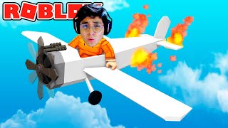 SIMULADOR DE ACCIDENTE DE AVION EN ROBLOX  JehxTp [upl. by Adnesor]