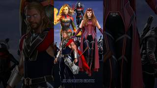 Captain Marvel amp Thor vs Marvel DC avengers shorts [upl. by Artimed]