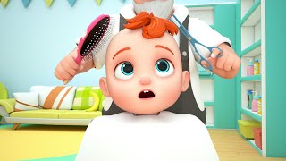 Babys First Haircut Song  How to cut hair  GoBooBoo Kids Songs amp Nursery Rhymes [upl. by Imre]