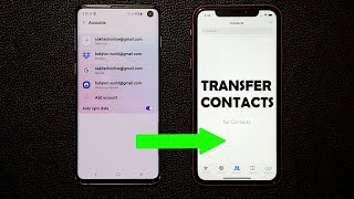 How to Transfer Contacts from Android to iPhone Fast and Easy [upl. by Anwahsed464]