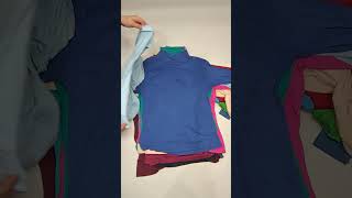 Recycle Turtleneck TShirts C111451416 53 pcs 24 lbs Wholesale at Tiedemann Globe [upl. by Alton]