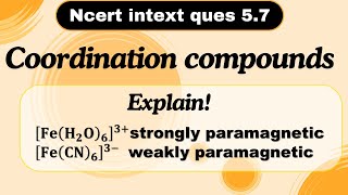 Ncert intext ques 57 coordination compounds [upl. by Schacker]