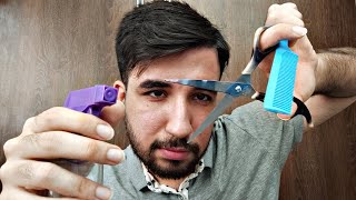 asmr fast and aggressive haircut roleplay 💇🏼‍♂️ [upl. by Bruni]