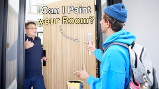 Asking Millionaires to Paint THEIR Bedroom… [upl. by Eimor]