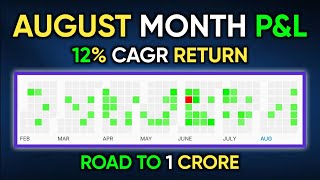 AUGUST MONTH PampL  ETF Swing Trading  Road To 1 Crore  1 September 2024 [upl. by Lia]