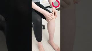 Knee lymph drainage massage to remove fat from your knees [upl. by Jenna]