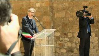 Giorgio Napolitano a Salemi il discorso del sindaco Vittorio Sgarbi [upl. by Zedecrem31]