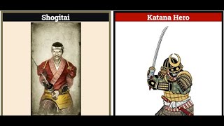 Total War SHOGUN 2 1vs1 Shogitai FOTS vs Shimazu Katana Hero [upl. by Ettenaj962]