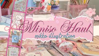 ♡ーa miniso haul 2024 🧸 🎀 mikko illustrations ft sumikko gurashi ☄︎ 𓂋⋆ [upl. by Danika337]