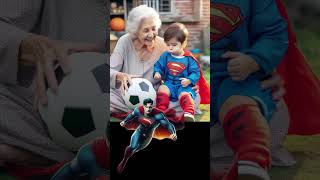 Superman and the old lady 💥 Marvel amp DC marvel avengersshorts [upl. by Rukna208]