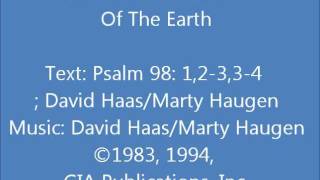 Psalm 98 All The Ends Of The Earth HaasHaugen [upl. by Maurilla]