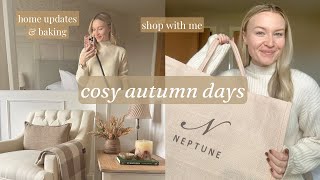 COSY AUTUMN DAYS  home decor shopping baking amp winter house prep [upl. by Ailyn814]