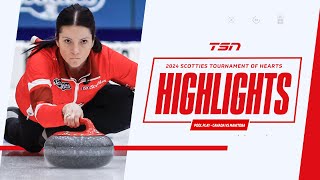 2024 SCOTTIES TOURNAMENT OF HEARTS HIGHLIGHTS Pool Play  Canada vs Manitoba [upl. by Leonidas966]