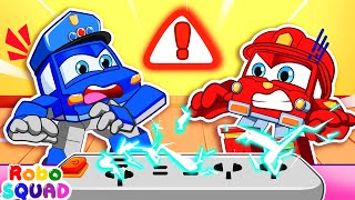 Boo Boo Song  Baby Got Sick  Be Careful With Electricity  RoboSquad Nursery Rhymes amp Kids Songs [upl. by Dnomra]