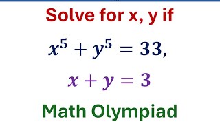 Solve for xy if x5y533 xy3 [upl. by Elime]