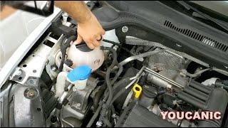 How to Change Coolant AntiFreeze  Audi VW Seat Skoda  20 TDI ALL MODELS [upl. by Balch]