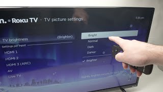 How to Change Screen Brightness on Any Roku TV [upl. by Gersham]