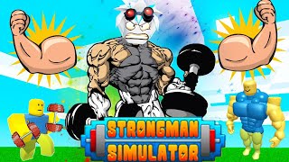 ШОК СТРОНГМЕН КАЧОК НАШЕЛ САМЫЙ ТЯЖЕЛЫЙ ВЕС ROBLOX Strongman Simulator [upl. by Elreath939]