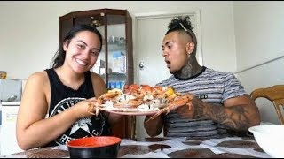 SEAFOOD MUKBANG [upl. by Irrehc]