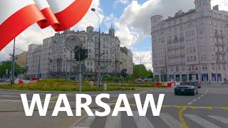 DRIVING in WARSAW Masovian Voivodeship POLAND I 4K 60fps [upl. by Littlejohn]