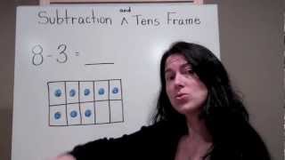 Subtraction on the Tens Frame [upl. by Janelle]