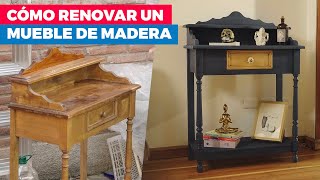 Cómo restaurar y pintar un mueble de madera [upl. by Florenza]