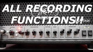 Peavey 6505 Mini Head Review ALL FUNCTIONS [upl. by Beckie490]