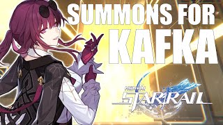 SUMMONS FOR KAFKA The Most Ridiculous Pulls Yet Honkai Star Rail [upl. by Colston]