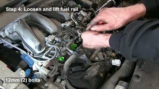 Nissan Pathfinder Fuel Dampener Replacement 35 [upl. by Annij]