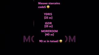 Nieuwe Starcoins codes 🤩 sso code codes [upl. by Brigida]