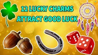 12 Lucky Charms attract Good Luck and Positive Energy  Know Everything [upl. by Sueddaht]